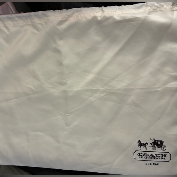 Coach Handbags - Cream coach dust bag 19.5 x 15